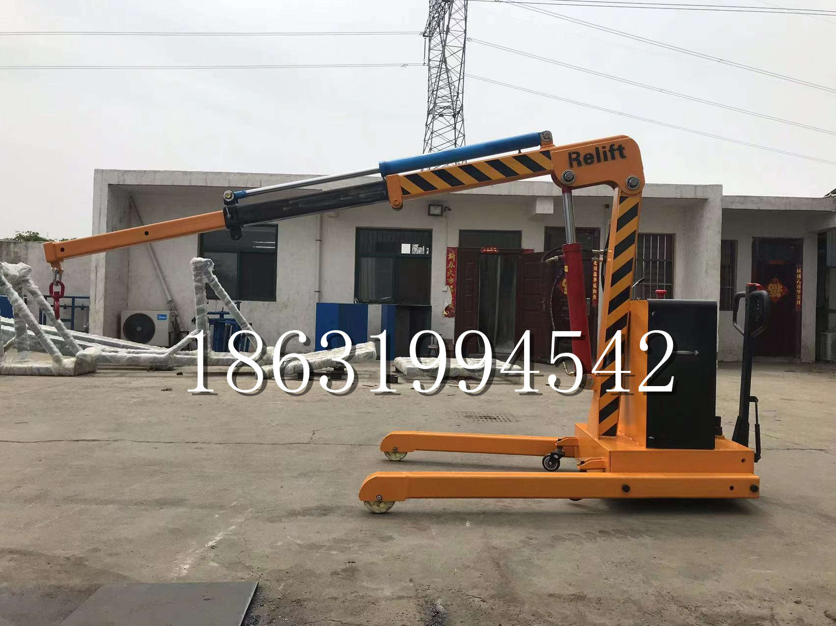 固阳县久征定做3吨三轮随车吊 农用园林绿化移树吊 平板工程用小吊机